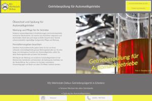 Screenshot www.debus-kfz.de/getriebeoelwechsel/