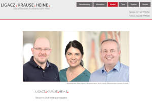 Screenshot www.ligacz-krause-heine.de