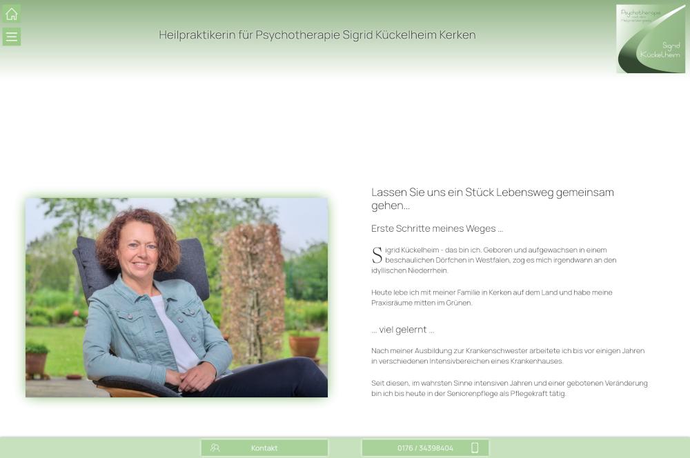 Screenshot www.psychotherapie-kueckelheim.de