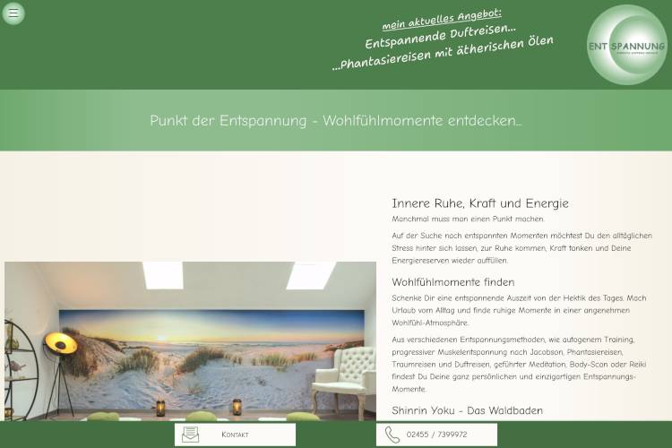 Website www.ent-spannung-punkt.de