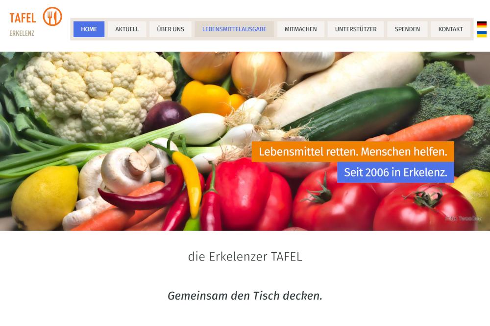 Website www.erkelenzer-tafel.de