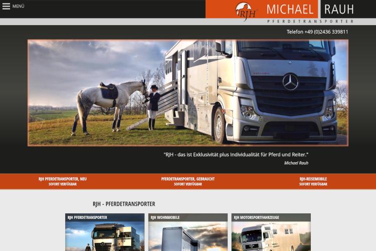 Website www.mr-pferdetransporter.de