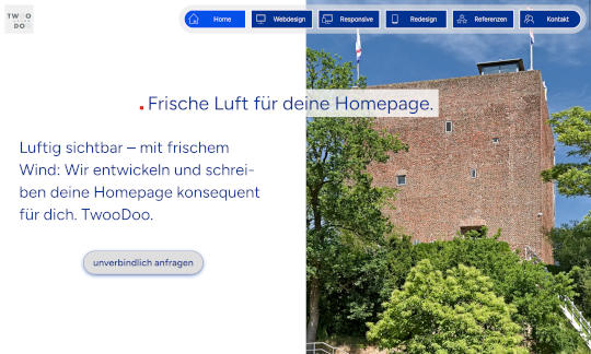 Screenshot www.twoodoo.de/webdesign-wassenberg/