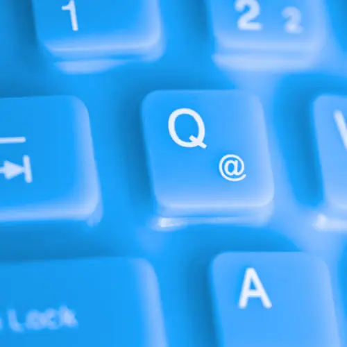 TwooDoo - Ausschnitt blaue Tastatur