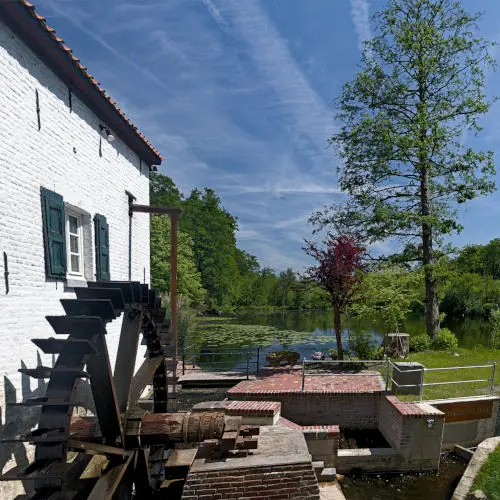 Mühlrad der Schrofmühle in Wegberg