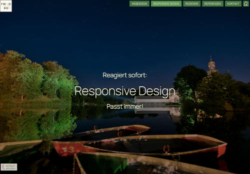Screenshot Website Twoodoo-Wegberg, Desktop