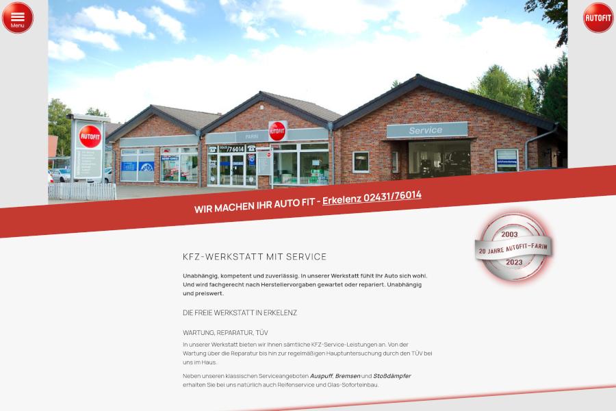 Screenshot www.autofit-farin.de