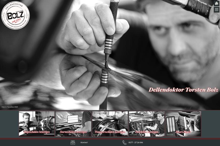 Screenshot www.dellendoktor-bolz.de