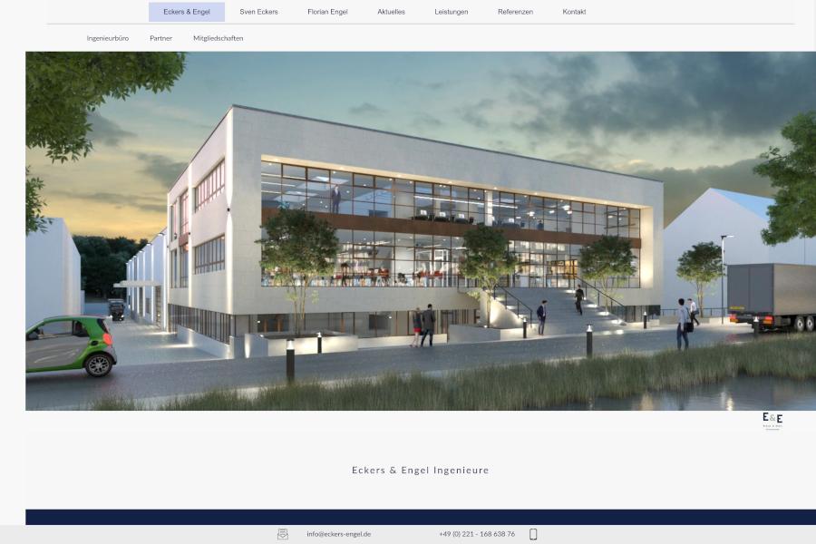 Screenshot www.eckers-engel.de